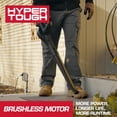thumbnail image 5 of Hyper Tough 120 CFM 140 MPH 20V Brushless Cordless Leaf Sweeper/Blower with 20V Max 2.0Ah Battery and Charging Cable, 5 of 12