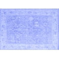 thumbnail image 1 of Ahgly Company Machine Washable Indoor Rectangle Abstract Blue Modern Area Rugs, 7' x 10', 1 of 4