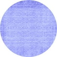 thumbnail image 1 of Ahgly Company Indoor Round Abstract Blue Contemporary Area Rugs, 8' Round, 1 of 4