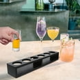 thumbnail image 2 of EeaseCA Cocktail Glass Holder Wooden Wine Cup Holder Practical Cup Storage Rack, 2 of 8