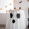 thumbnail image 2 of Mantel espeluznante de fantasma de Halloween para mesas redondas de 59 x 118 pulgadas, lindo mantel decorativo, mantel lavable, 2 of 5