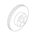 thumbnail image 4 of New Genuine Nissan Rotor Brake 43206JA00B / 43206-JA00B OEM, 4 of 10