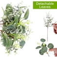 thumbnail image 4 of 40 Pcs Artificial Greenery Eucalyptus Stem Silver Dollar Leaves Baby Eucalyptus Leaves Suitable for Family Wedding Vase Centerpieces Bouquet Flower Arrangement, 4 of 4