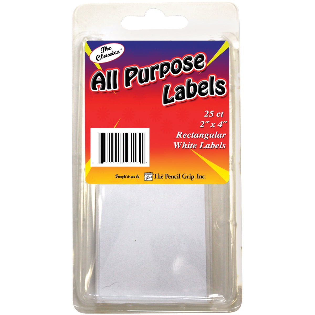 All Purpose Labels 2"X4" 25/PkgWhite
