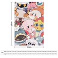 thumbnail image 2 of Manta Star Kirby de tela de superficie vertical súper suave de varios tamaños, acogedora y cálida, adecuada para cama, sofá, campamento, viajes, para todas las estaciones, liviana y compacta de 40 x, 2 of 8