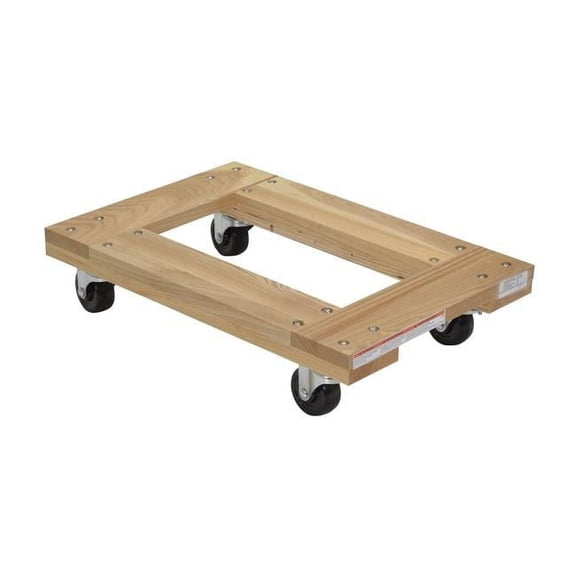 Vestil Manufacturing HDOF-1624-9 16 x 24 in. Open Deck Hardwood Dolly, 900 lbs