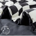 thumbnail image 6 of Urban Shop 50" x 60" Smooshie Throw, Abstract Black & White Check, 6 of 10