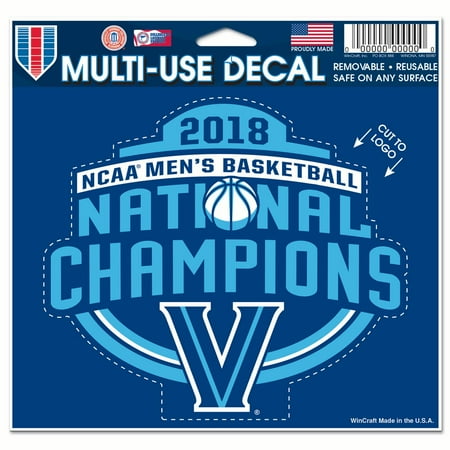 Wildcats Basketball - Villanova Wildcats 2018 NCAA Men's Basketball National Champions Multi-Use Decal