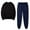 Black2, variant on Lyrcatrment Workout Womens 4 Piece Sets Long Sleeve Crewneck Sweatshirts Loose Pants Set Fall Winter Casual Athletic Gym Sport Outfits Matching Sets Fashion(3X-Large,Beige)