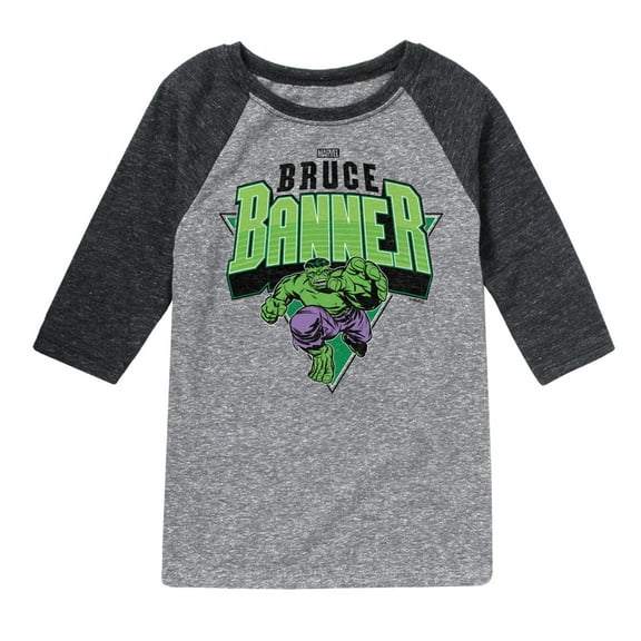 Marvel Hulk - Bruce Banner - Toddler And Youth Raglan