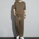 thumbnail image 2 of Camiseta Hombre Sin Logo Trajes Deportivos Sudadera Gris Ropa de Hombre Lisa Top Liso Chándal Pantalones Conjuntos 5xl Elástico A Juego Básico, 2 of 5