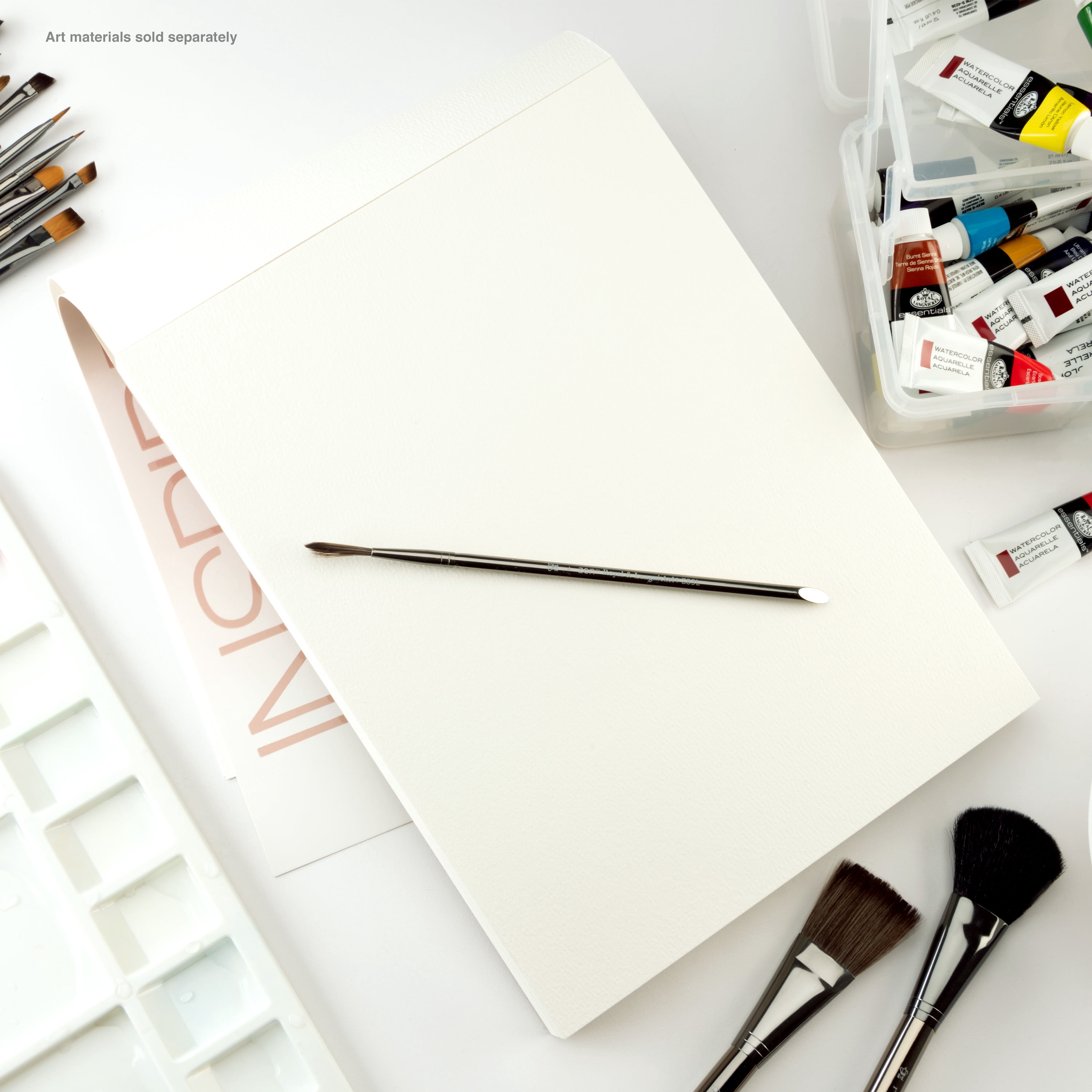 Bee Paper - Bee Inspired 9"x12" Studio Watercolor Paper Pad, 50 Sheets, Top Tape, 140lb. 300GSM