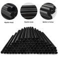 thumbnail image 3 of 200 Pcs Black Straws Individually Wrapped Plastic(0.43" x9.45" ), 3 of 5