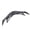 Water Ripple, variant on Nieyigj Motorcycle Front Fairing Winglet Aerodynamic Wing Spoiler Replacement for Yamaha Nmax125 Nmax155 2020-2022, Kawasaki Ninja 250 300 EX300 2013-2017 (Solid Black / 16.5 inches)
