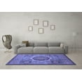 thumbnail image 3 of Ahgly Company Indoor Rectangle Oriental Blue Modern Area Rugs, 4' x 6', 3 of 4