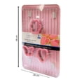thumbnail image 3 of Bandeja para Hornear Mainstays de Acero Inoxidable Rosa con Accesorios, 3 of 4