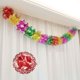 thumbnail image 3 of 2/4/8 piezas de guirnaldas de papel de aluminio metálico para colgar en el techo, adornos navideños, guirnaldas, decoración para fiestas de Navidad, decoración del hogar, suministros para fiestas, 3 of 5