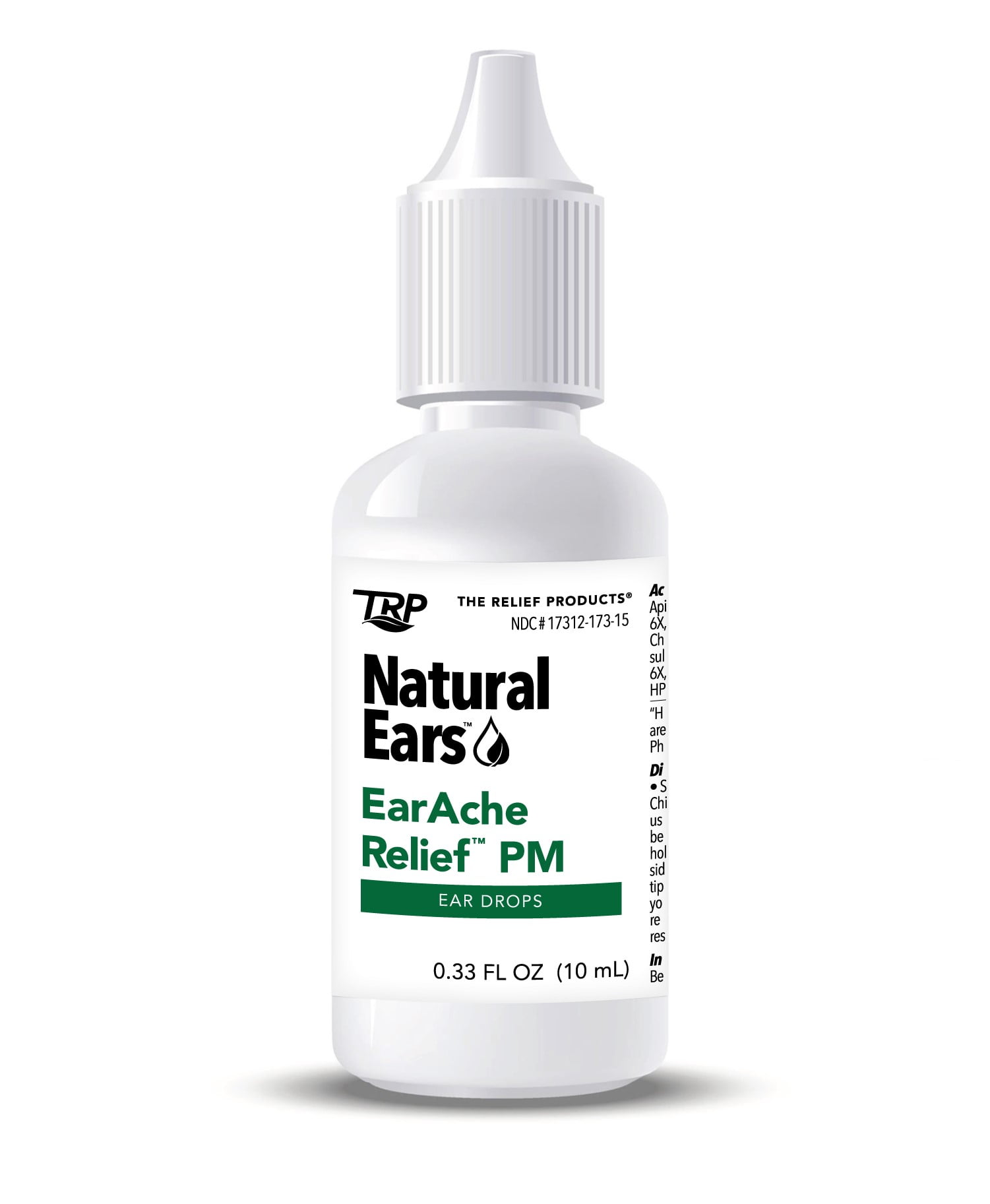 The Relief Products, Natural Ears,  Earache Relief Ear Drops, 1 Count, 0.33 oz