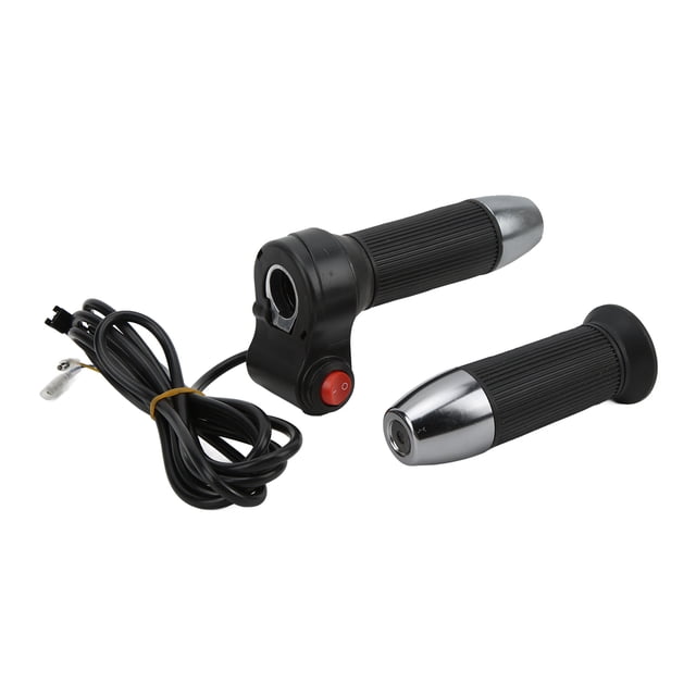 Empuñadura De Acelerador Eléctrico, Manillar De Acelerador De Bicicleta Eléctrica Fuerte Universal 12V-99V Larga Vida útil Para Electricidad ANGGREK Electric Bicycle Throttle Control Handlebar Grip