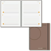 Angle View: AT-A-GLANCE Plan. Write. Remember. Planning Notebook Two Days Per Page, 8 3/8 x 11, Gray