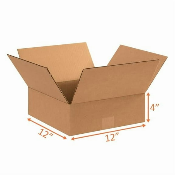 UCANPACK Large Shipping Boxes 12 x 12 x 4" - 25 Pack Corrugated Shipping Boxes for Small Business Packaging Boxes - Made in USA Corrugated Shipping Boxes