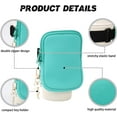 thumbnail image 2 of 3Pcs 3 Colors Water Bottle Pouch Portable Polyester Waterproof Gym Bag with Pocket, 2 of 5