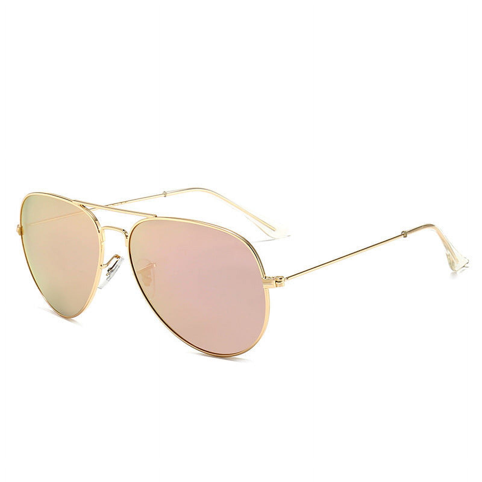 Polarized Aviator Sunglasses For Men, Ultralight Metal Frame, UV400 Protection, Resin Lens, 99% Visible Light Perspective Rate