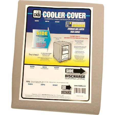 

1PK Dial 37 In. W x 37 In. D x 45 In. H Polyester Evaporative Cooler Cover Side Discharge