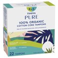 thumbnail image 4 of Tampax Pure Tampons Duopack (Regular/Super), Unscented, 22 Count, 4 of 13