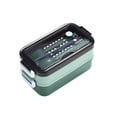 thumbnail image 4 of Bento Stainless Steel Lunch Box Stainless Steel Double-Layer Thermal Insulation Lunch Box with Tableware and Soup Bowl Stainless Steel Bento Lunch Box Bento Lunch Box Stainless Steel, 4 of 9