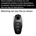thumbnail image 2 of Car Key Skin Fit for Volkswagen Touareg 2012-2017 Carbon Texture Key Fob Cover 360 Degree Protection Car Key Glove Metal Key Housing, 2 of 9