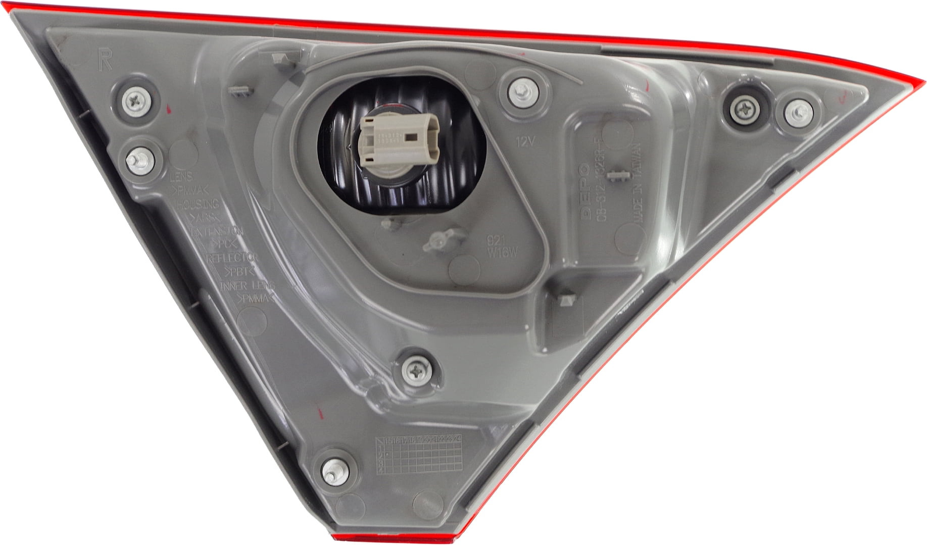 Tail Light Compatible With 2015-2017 Toyota Camry Right Passenger With bulb(s)