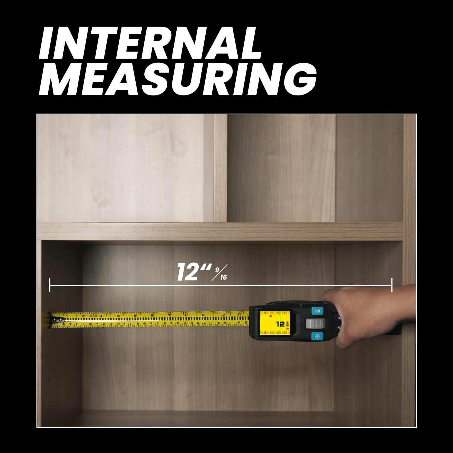 Mileseey Digital Laser Tape Measure DTX10 3-in-1 330Ft Auto Lock
