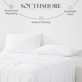 thumbnail image 3 of Southshore Fine Living, Inc. White Pillow Cases Queen Size Set of 2, Soft Pillowcases, Bright White, 3 of 7