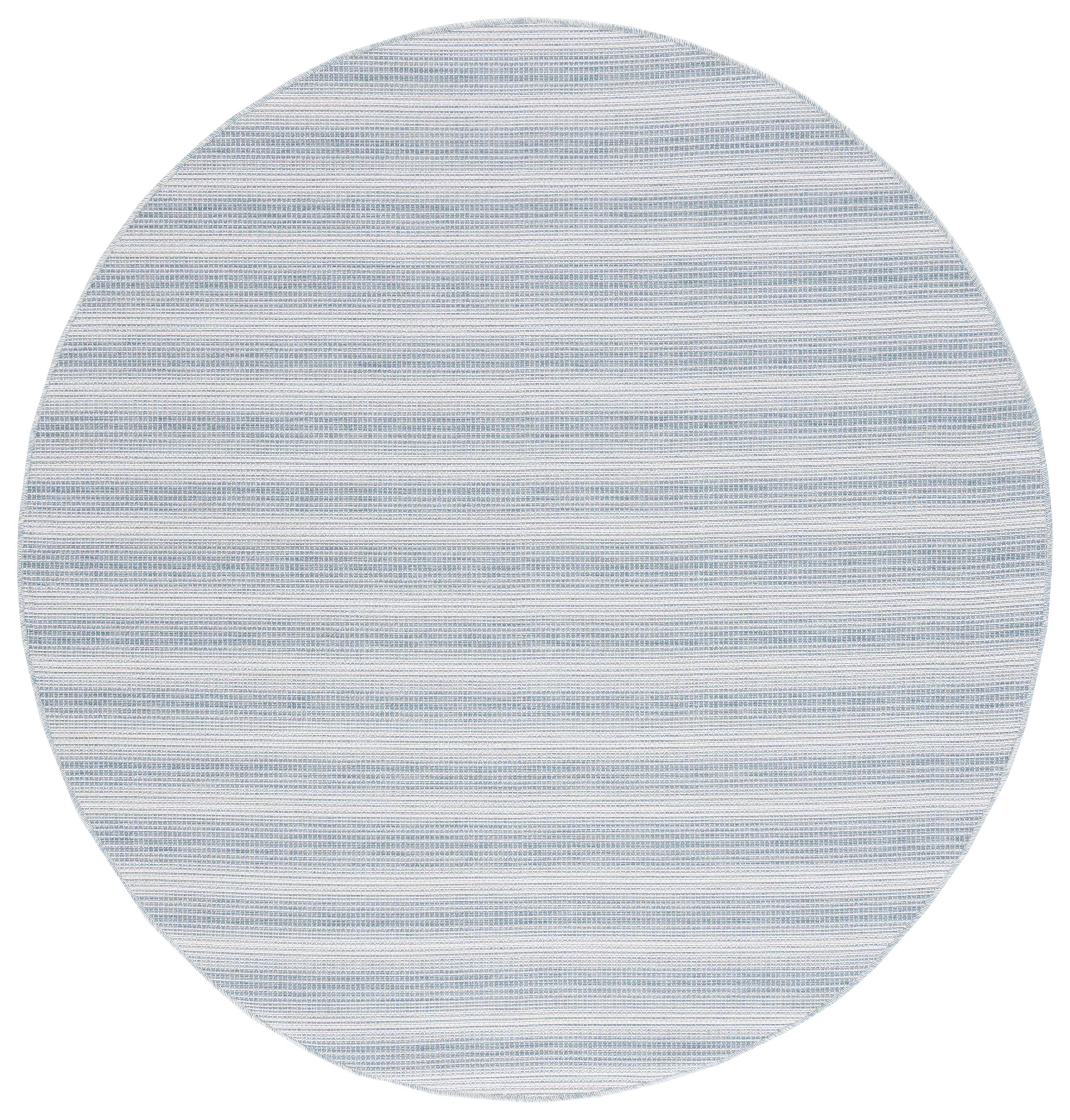 Safavieh Hampton Duana Striped Indoor/Outdoor Area Rug, Aqua Ivory/Multi, 6'5" x 6'5" Round