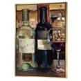 thumbnail image 1 of A Reflection of Wine Bottle II - Food and beverage Framed Canvas, 1 of 3