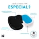thumbnail image 3 of Cojín y Asiento Lumbar Freeze Gel - Funda Negra Respaldo De Memory Foam con Gel frío Ortopédico Cool Gel Refrescante - Anti ácaros, 3 of 9