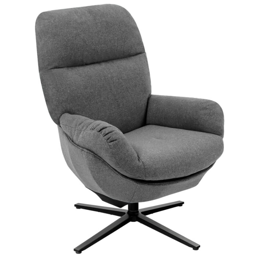 Finihen Leather Soft Upholstered Recliner with Ottoman Footrest, 360° Swivel Leather Lounge Chair with Ottoman and Thick Footstool, for Living Room, Bedroom, Gray Finihen Leather Soft Upholstered Recliner with Ottoman Footrest, 360° Swivel Leather Lounge Chair with Ottoman and Thick Footstool, for Living Room, Bedroom, Gray
