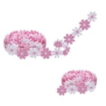 thumbnail image 2 of Lace Ribbon Trim Embroidered Sewing Lace Trim, Daisy Flowers Ribbon Applique Fabric for Decorations Crafts Supplies, 6 Yards (White), 2 of 6