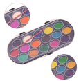 thumbnail image 2 of 16 Colors Professional Solid Watercolor Paints Paint Box With Paintbrush Bright Color Sketch Color Art Tool Art Supply, 2 of 4