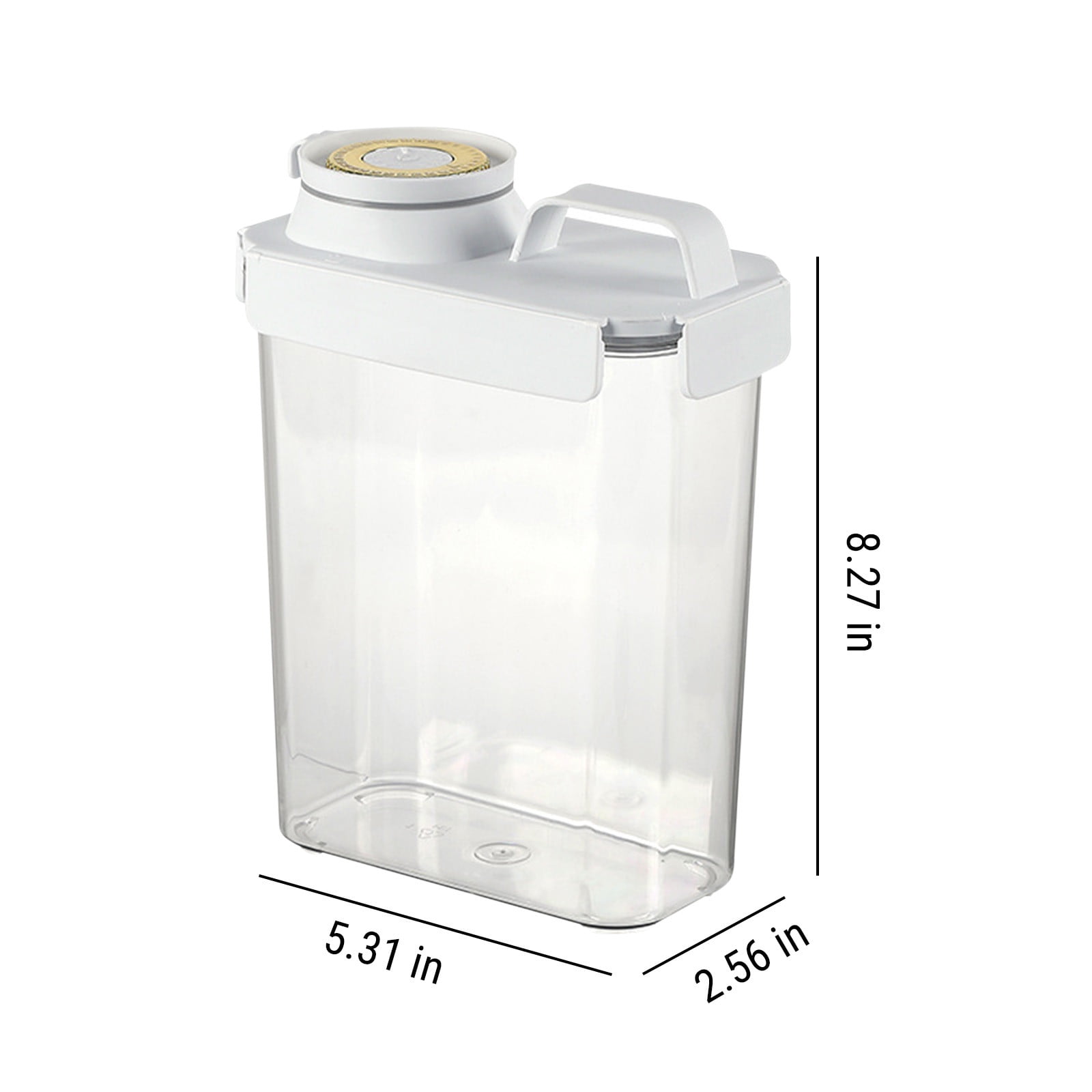 Extra Large Plastic Food Storage Containers with Lids for Flour & Suga —  ChefsPath