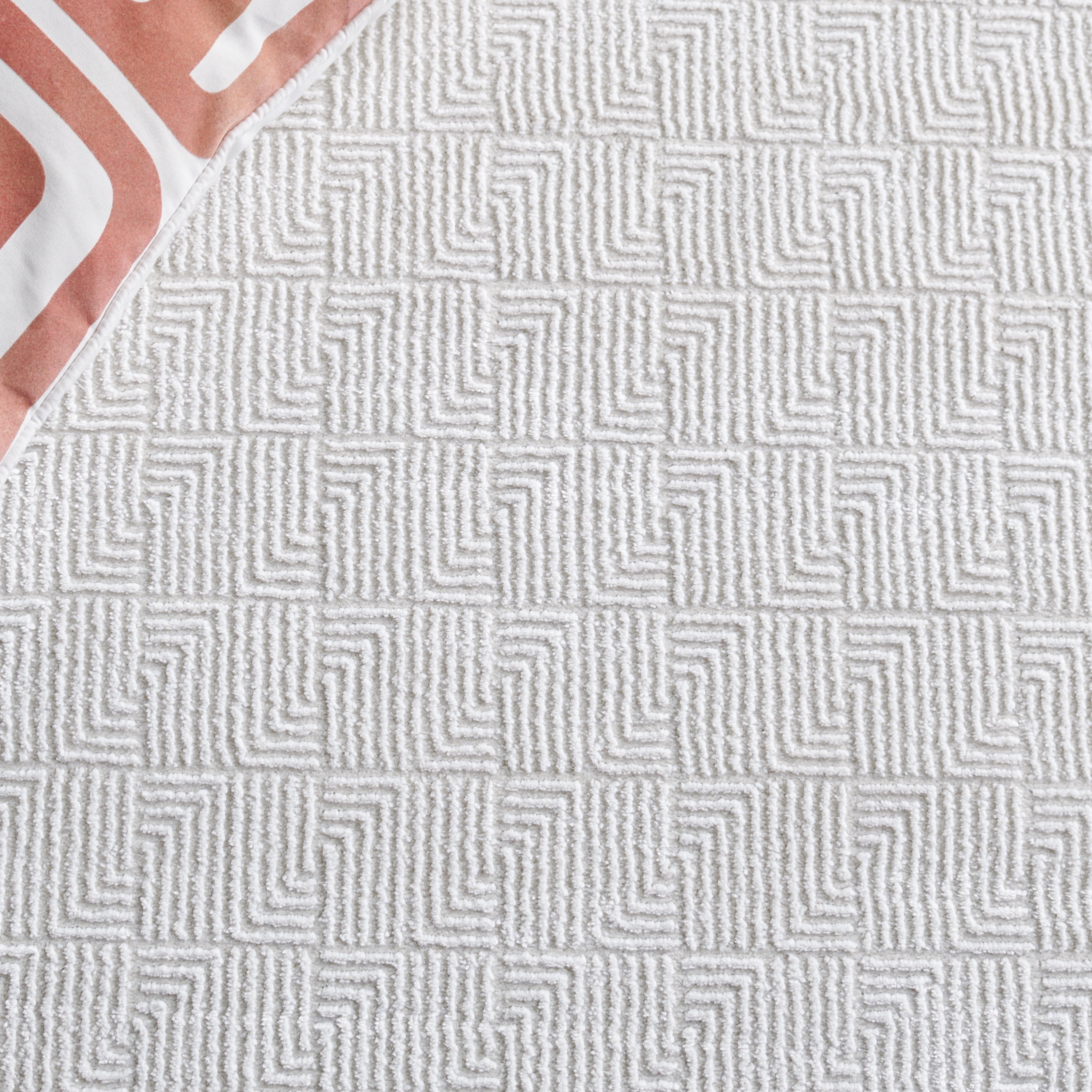 SAFAVIEH Slate Glenda Geometric Area Rug, Beige/Ivory, 8' x 10'