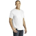 thumbnail image 2 of Gildan Ultra Cotton Pocket T-Shirt for Unisex GR23 Undershirts Lightweight Longer Length Crewneck Tee White, S, 2 of 5