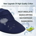 thumbnail image 7 of Dalrosia Women Sun Visor Hats UV Protection Caps Summer Wide Brim Beach Ha, 7 of 7