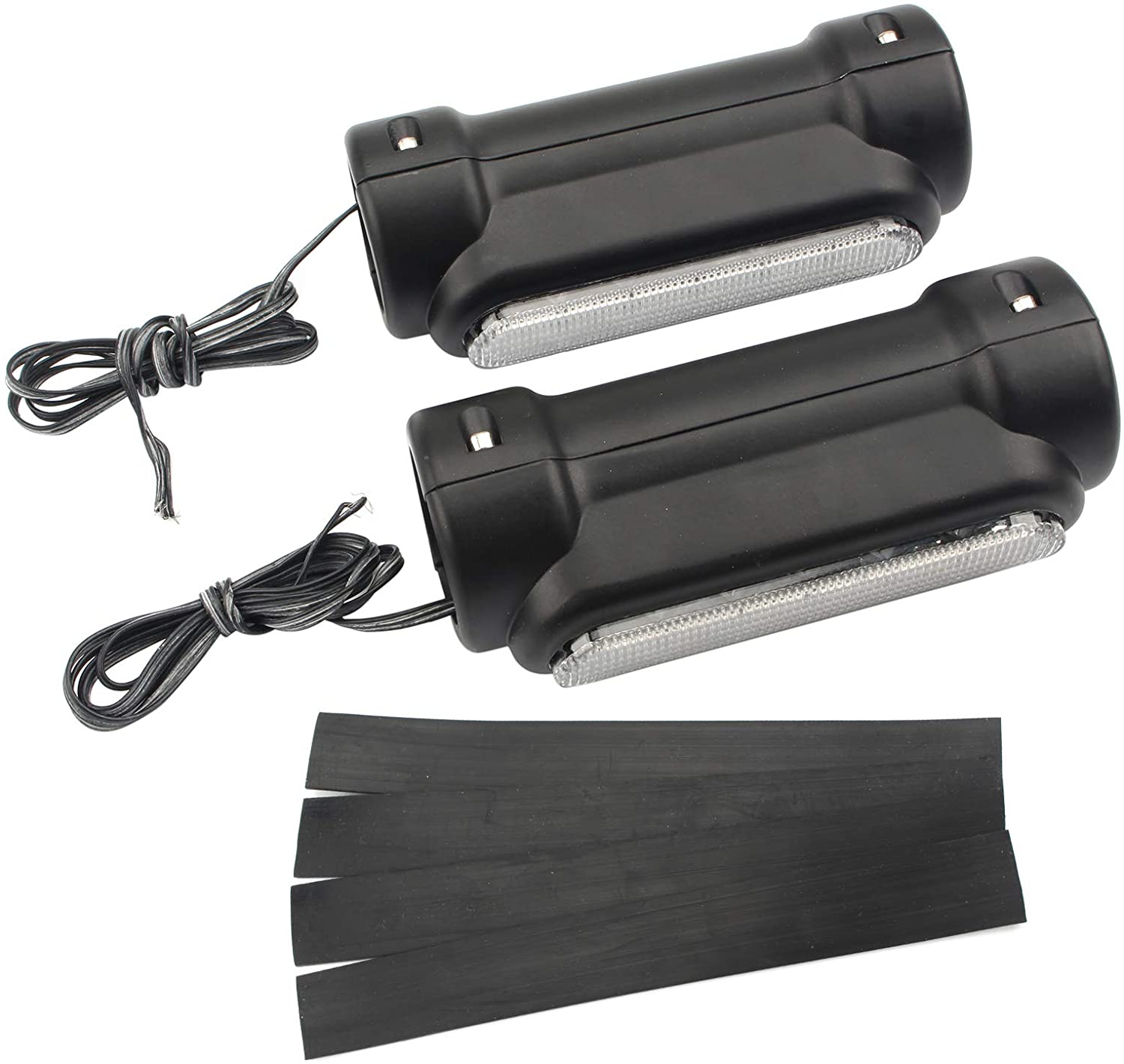 Eagle Lights Motorcycle Highway Bar Light Switchback Driving Lights DRL Turn Signal (White Amber LED for Crash Bars Harley Davidson Touring Bikes)