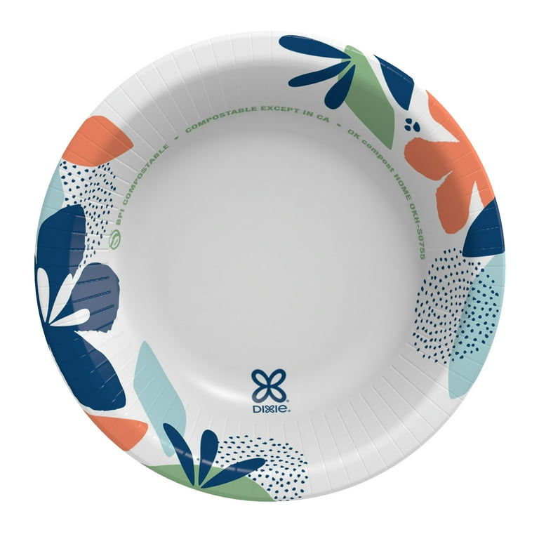 Dixie Disposable Paper Bowls, 10 oz, Multicolor, 70 Count photo 4