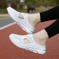 thumbnail image 6 of GUOBIOZIY Slippers Casual Clog Shoes Comfort Slip-On Walking Mules with Indoor Outdoor Anti-Skid Sole for Men and Women（White,8）, 6 of 7