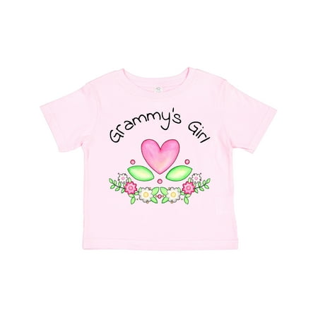 

Inktastic Grammy s Girl- Heart Flowers Girls Toddler T-Shirt
