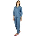 thumbnail image 2 of Bimba Womens Cotton Night Wear Printed Pajama Set Full Sleeve Shirt with Pyjama, 2 of 6