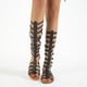 thumbnail image 4 of WILLBEST Sandalias Cómodas Para Mujer, Zapatos De Verano Altos Para Mujer, Botas Retro De Moda, Sandalias Casuales Hasta La Rodilla, Sandalias Para Mujer, 4 of 9